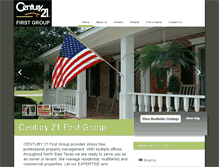 Tablet Screenshot of c21firstgrouppropertymanagement.com